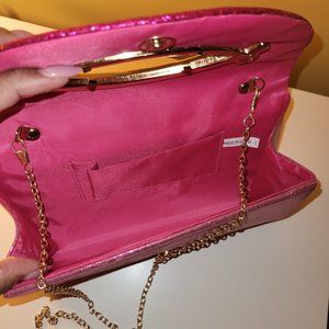 Pink (Fushcia) clutch